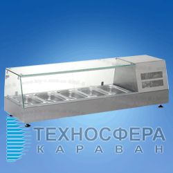 Вітрина холодильна настільна (суші-кейс) ВХН-5-1225 КИЙ-В (Україна)