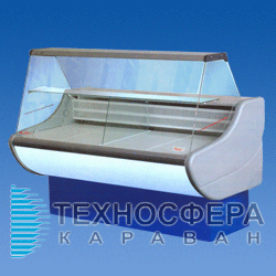 Универсальная холодильная витрина RIMINI П 1.2 Н (-5/+5) РОСС (Украина)