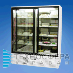 Холодильный шкаф-витрина большого объема ARIADA R 1520 MC