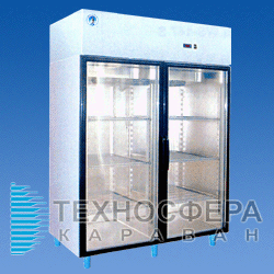 Морозильный шкаф-витрина WSN-147 S INOX BOLARUS (Польша)