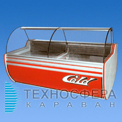 Холодильная и морозильная витрина COLD W-24 SGSP / 2K