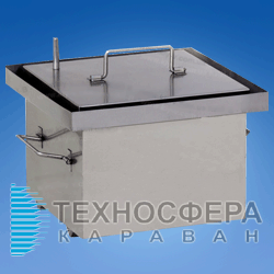 Коптильня з гідрозатвором KIY-V КП-Г-2-250х250х200