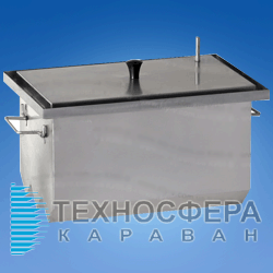 Коптильня з гідрозатвором KIY-V КП-Г-2-440х290х240