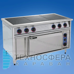 Плита професійна з духовкою KIY-V ПЕД-6