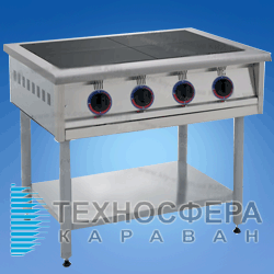 Плита професійна без духовки KIY-V ПЕ-4