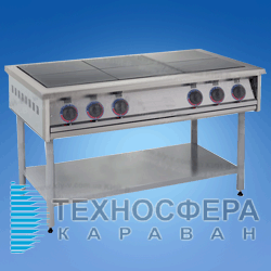 Плита професійна без духовки KIY-V ПЕ-6