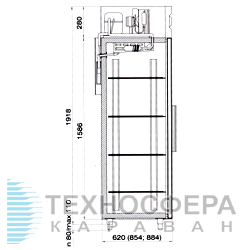 Холодильна шафа POLAIR CM 105 S (ШХ-0,5)