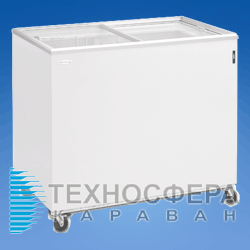 Морозильный ларь-витрина с прямым стеклом TEFCOLD IC300SC
