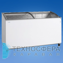 Морозильний лар-вітрина з гнутим склом TEFCOLD IC500SCEB